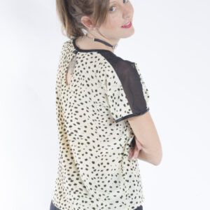 remera seda terminada a mano- amapola conscious fit