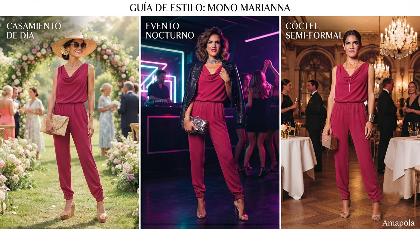 3 ocasiones de uso- Monoprenda- amapola conscious fit
