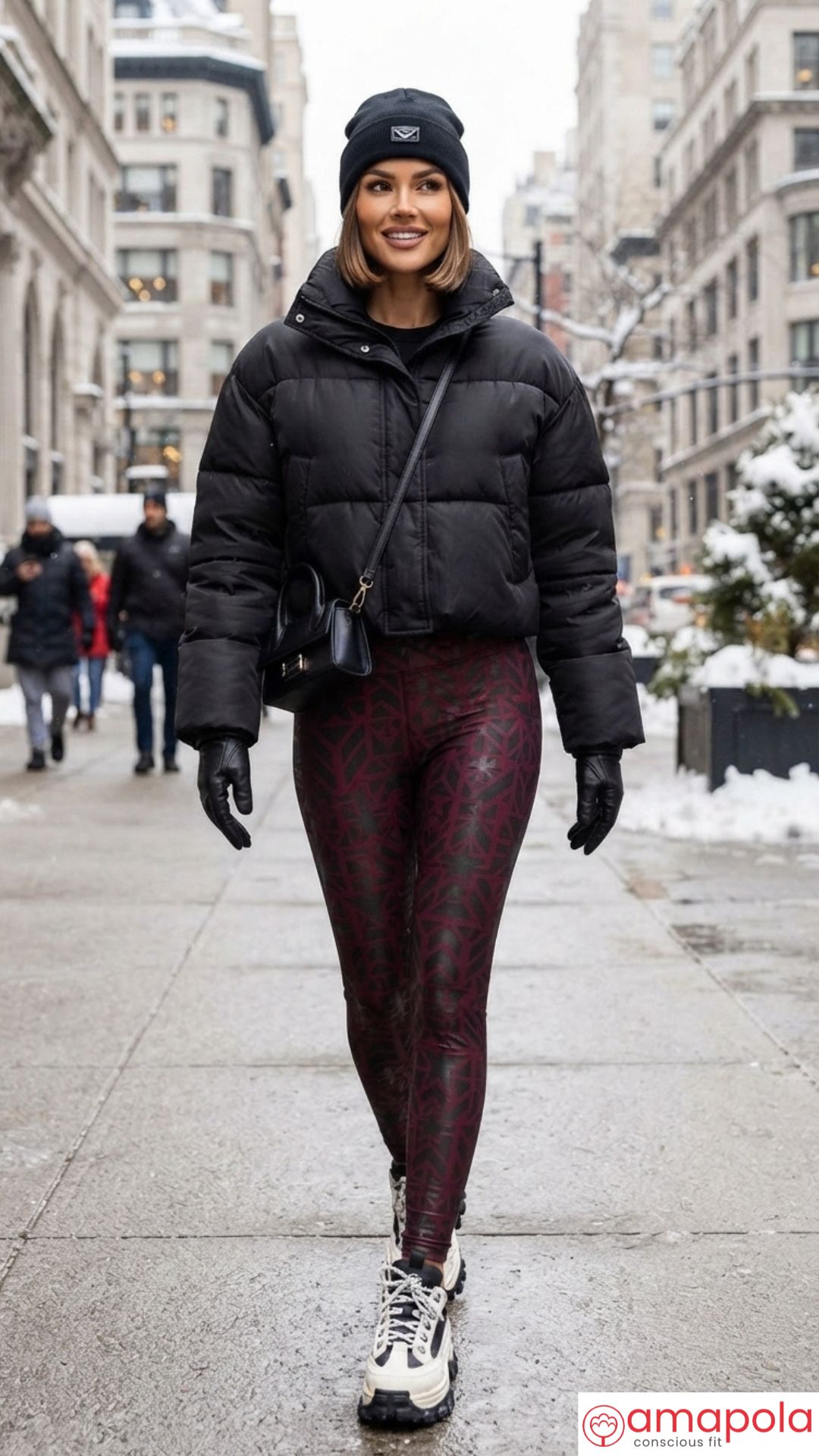 Calza scuba bordo Diana- Lookbook amapola conscious fit