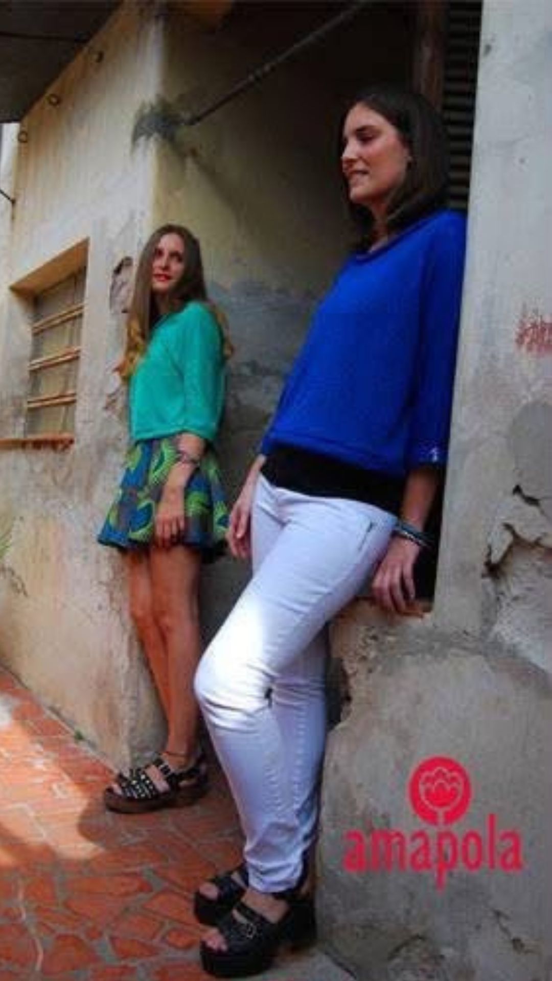 Lookbook amapola conscious fit -sueter mar