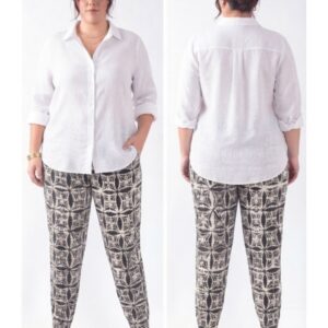 Pantalón Julia -geométrico TXXL-Lookbook amapola conscious fit (1)