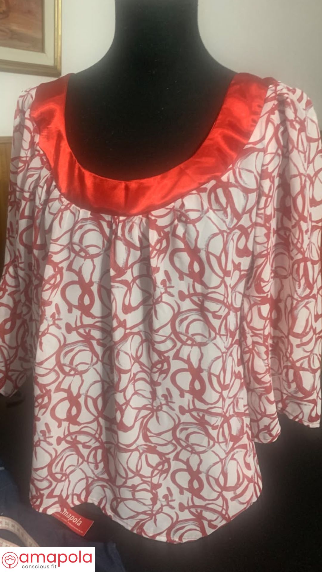Blusa Sara (delantero)-Lookbook amapola conscious fit